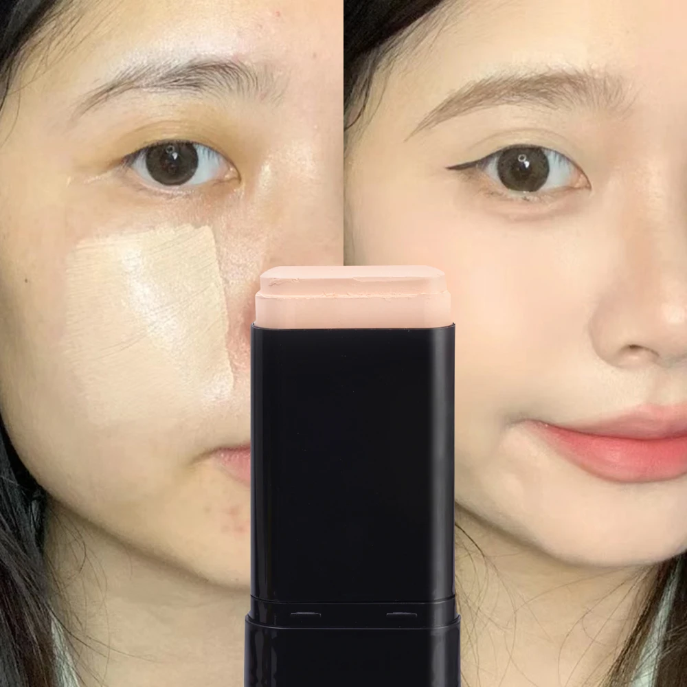 Skin-friendly Eraser Foundation Stick Full Coverage Waterproof Oil-control Concealer Easy To Apply Nourishing Face Makeup Women