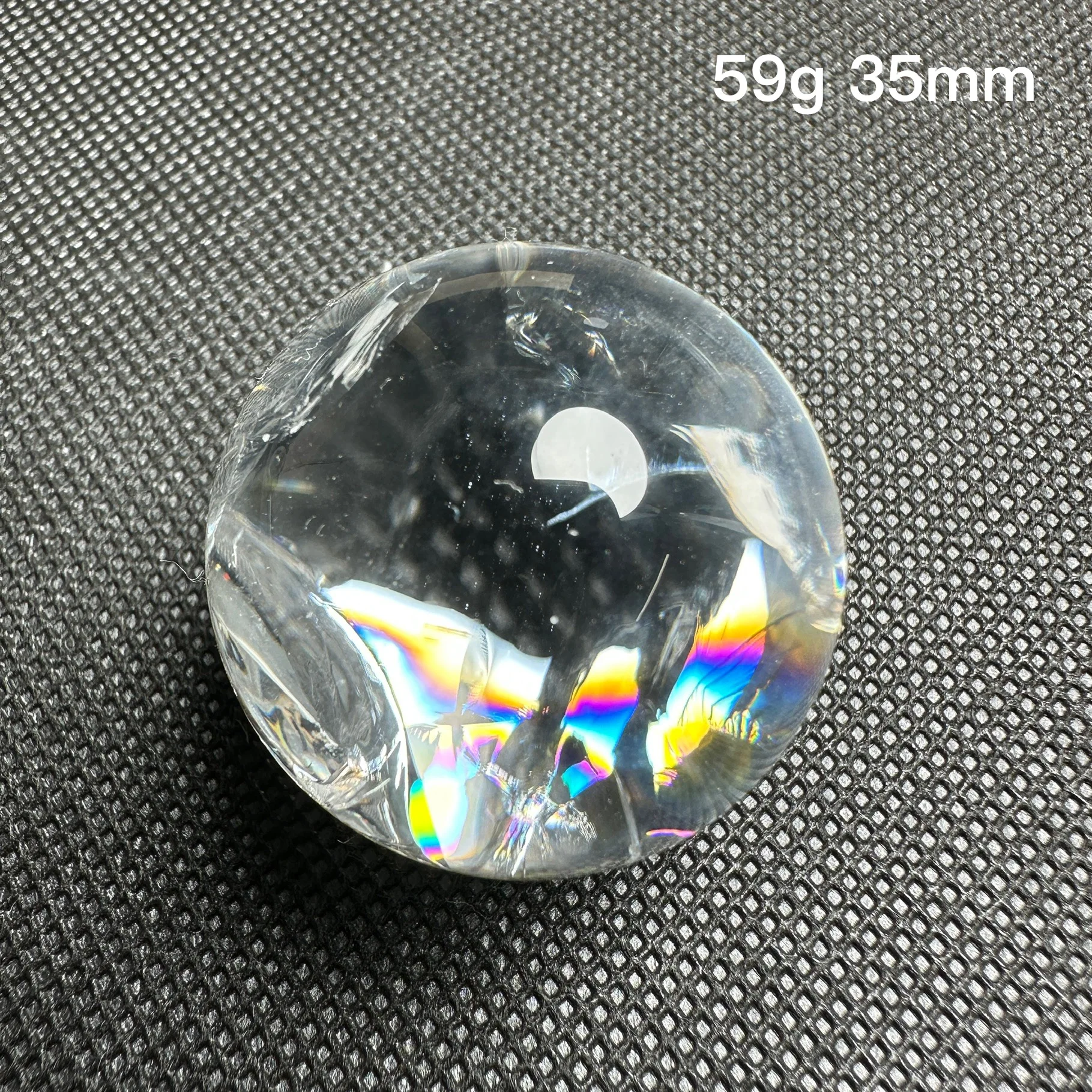 

Natural Stone Clear Quartz White Crystal Ball Rainbow Quartz Sphere Polished Rock Reiki Healing