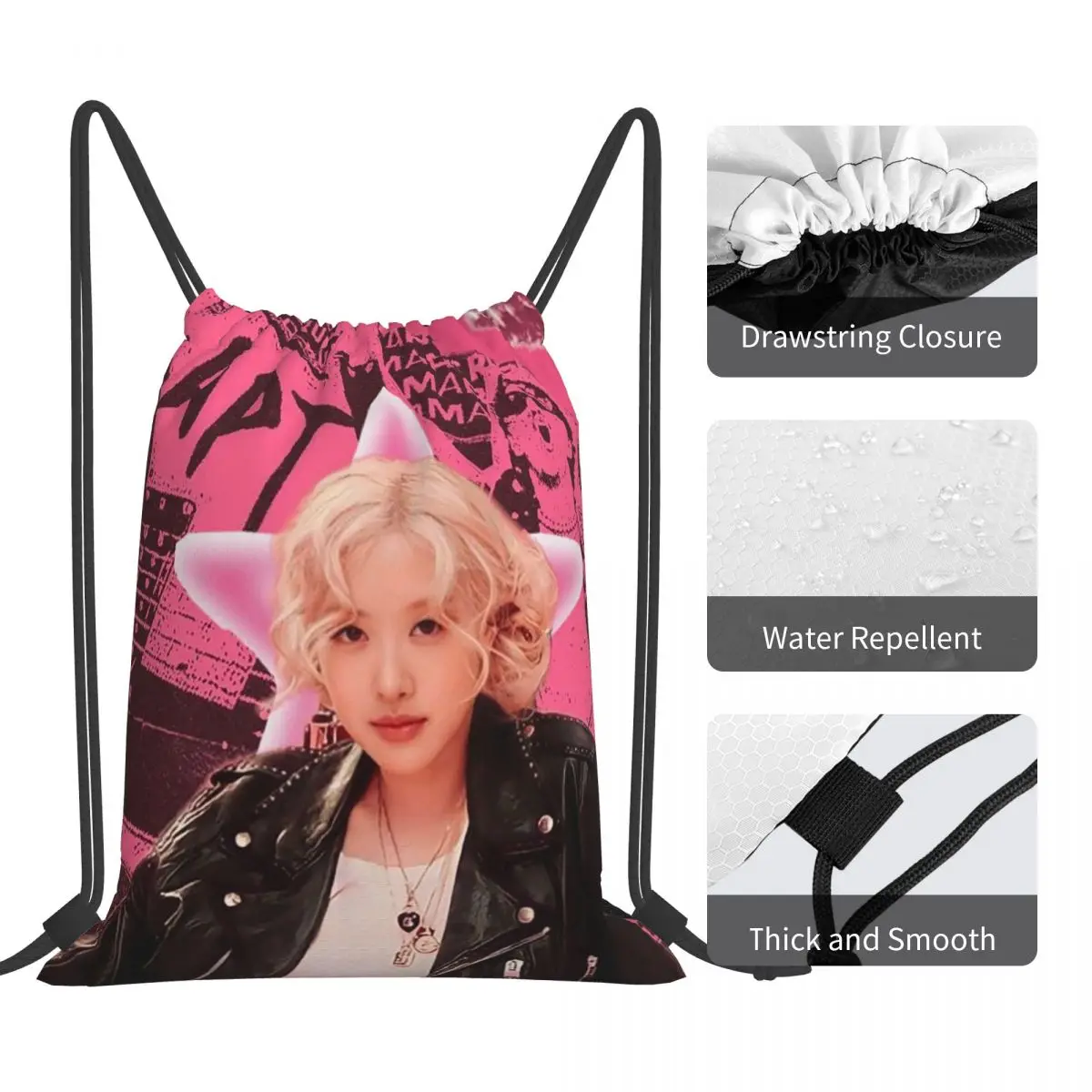 حقائب ظهر APT ROSE Bruno Mars حقائب ظهر عصرية محمولة برباط حقيبة رياضية حقائب كتب للسفر والمدرسة