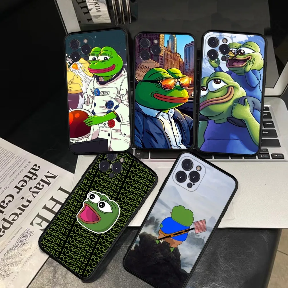 

Funny Sad Frog Pepe Meme Phone Case Silicone Soft For Iphone 15 14 13 12 11 Pro Mini XS MAX 8 7 6 Plus X XS XR Cover