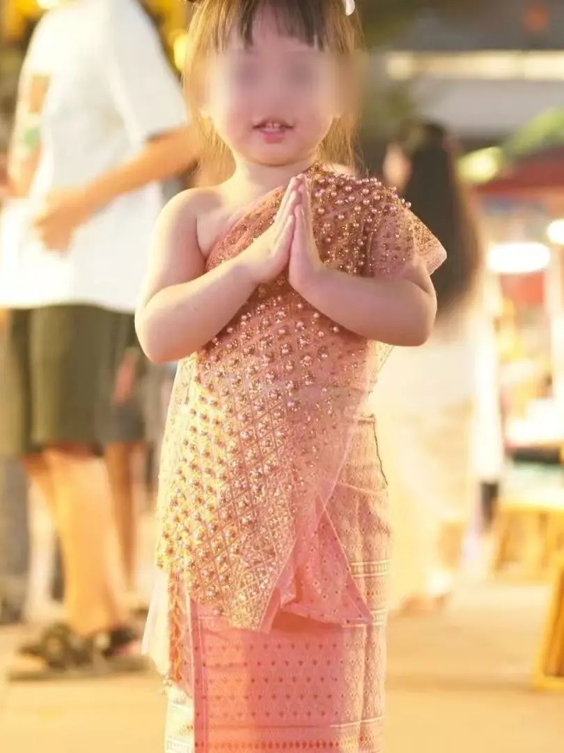 traje-de-danca-Etnica-dai-para-meninas-fantasia-para-festival-aquatico-roupa-infantil-da-etnia-dai-para-sessao-de-fotos-em