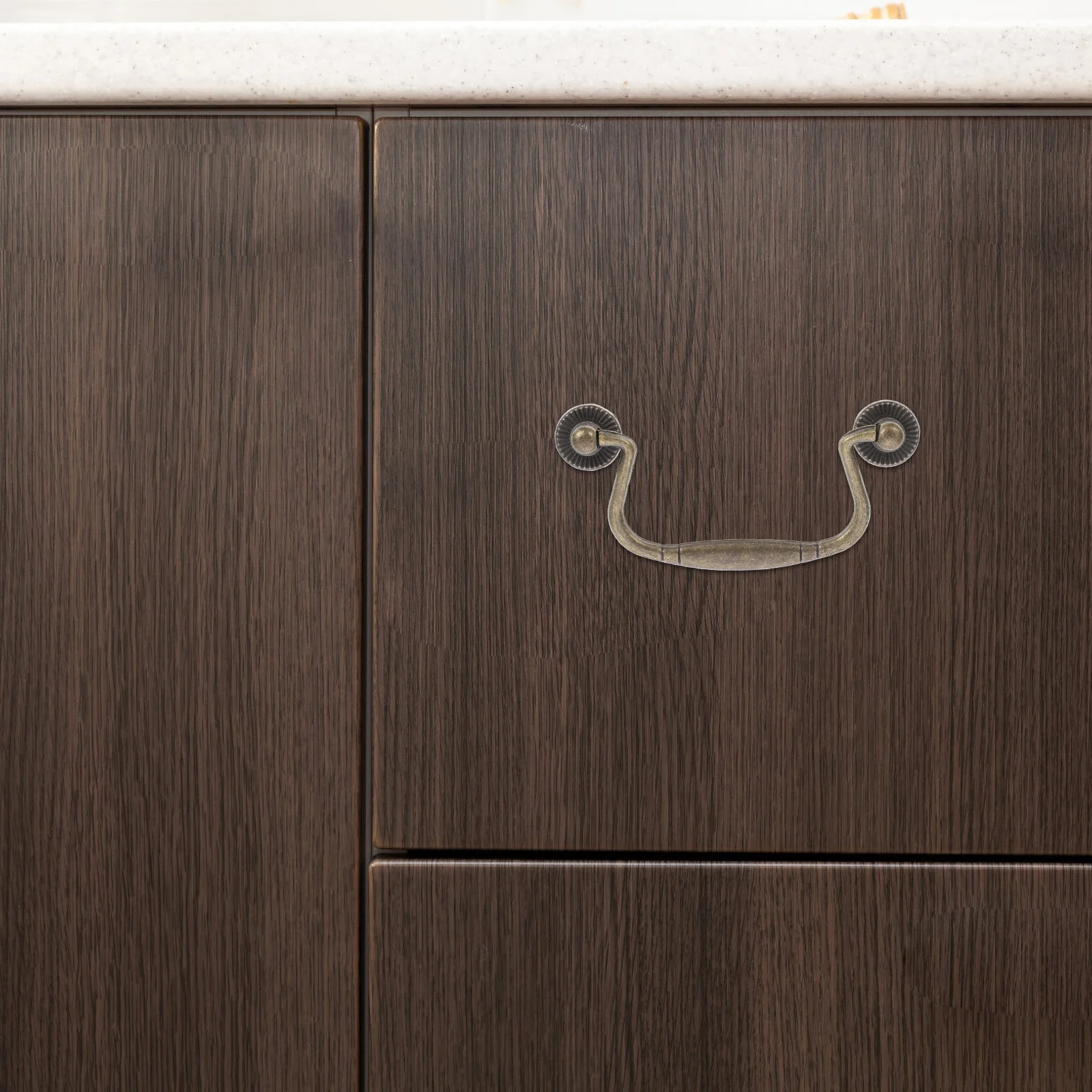 

4 set Retro Cabinet Handles Zinc Alloy Drawer Pulls For Wardrobe Cupboard Dresser Furniture Replacement Hardware Pull