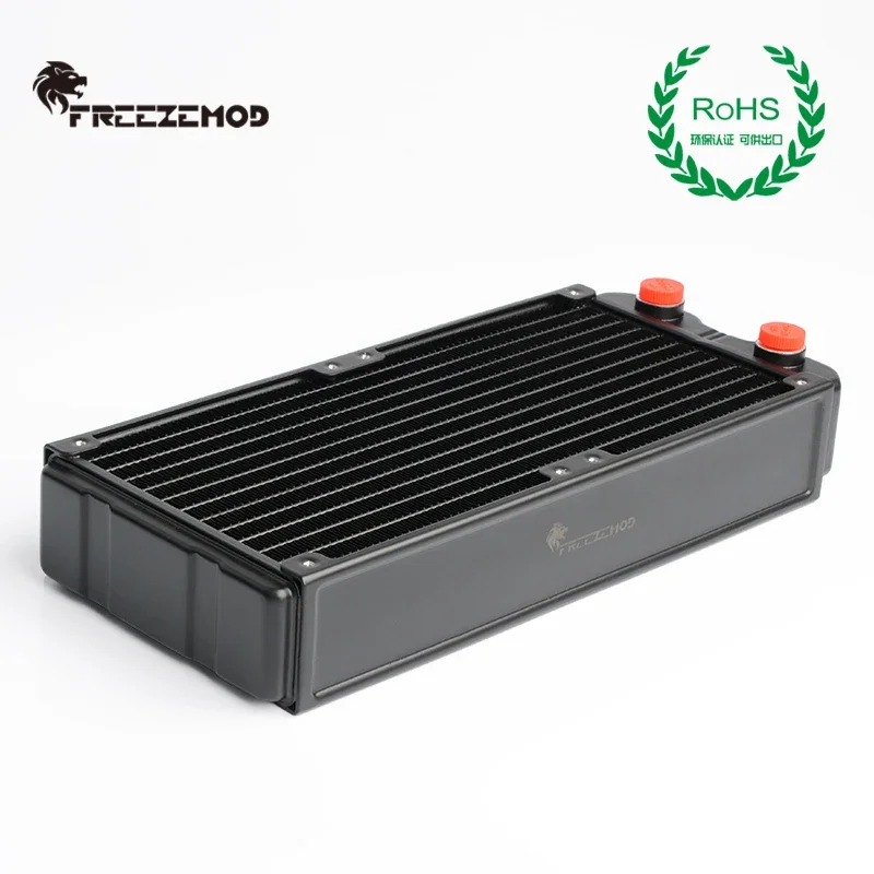 

FREEZEMOD Water Cooling Radiator Double-layer 45mm Thick 240 Aluminium Computer Heatsink G1/4''