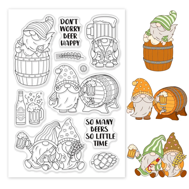 1PC Key Clear Stempel voor het maken van kaarten Decoratie Scrapbooking Benodigdheden Klok Clear Stamps Zakhorloges Transparante rubberen stempels