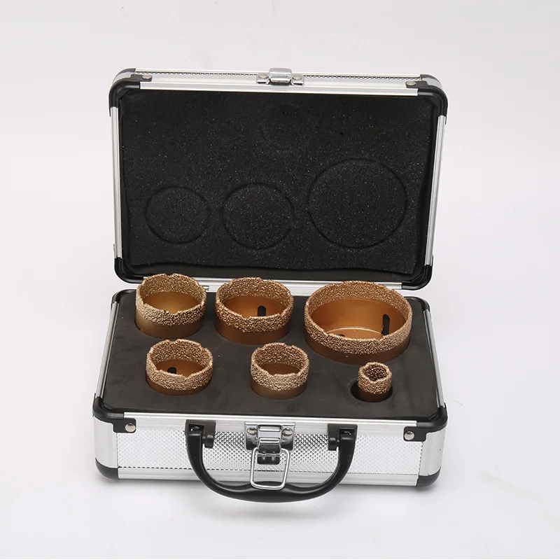 

M14 Brazed Diamond Hole Opener 6PCS Set, Tile Granite Glass Drilling Bits