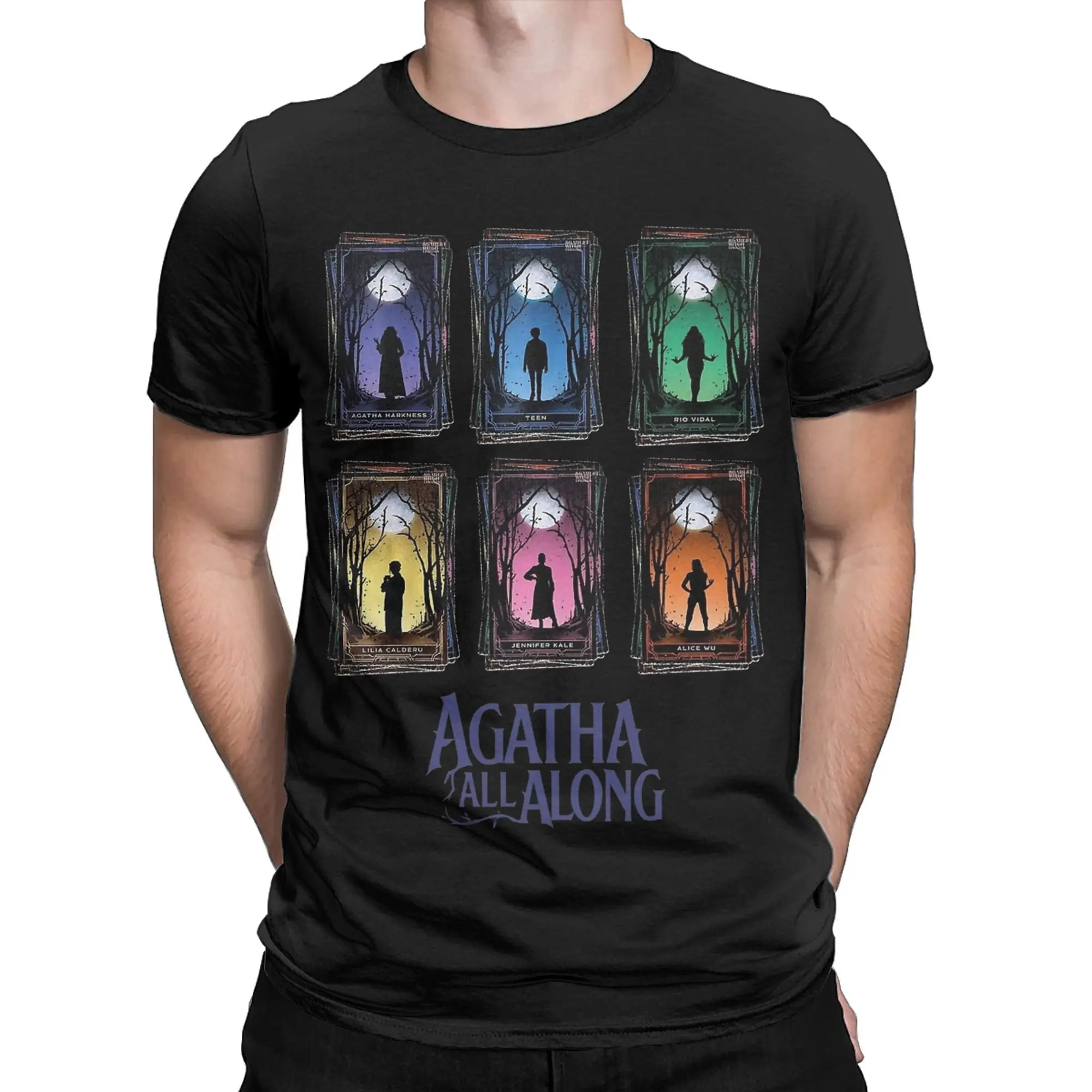 Agatha All Along Witches Apparel Men Women T Shirt Pure Cotton Tee Graphic  Tops T-shirt