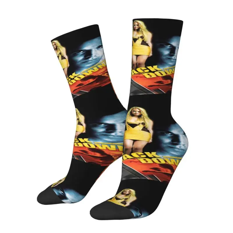 Fun Printed Actor Star Movie Evan Peters Socks for Men Women Stretch Summer Autumn Winter Crew Socks