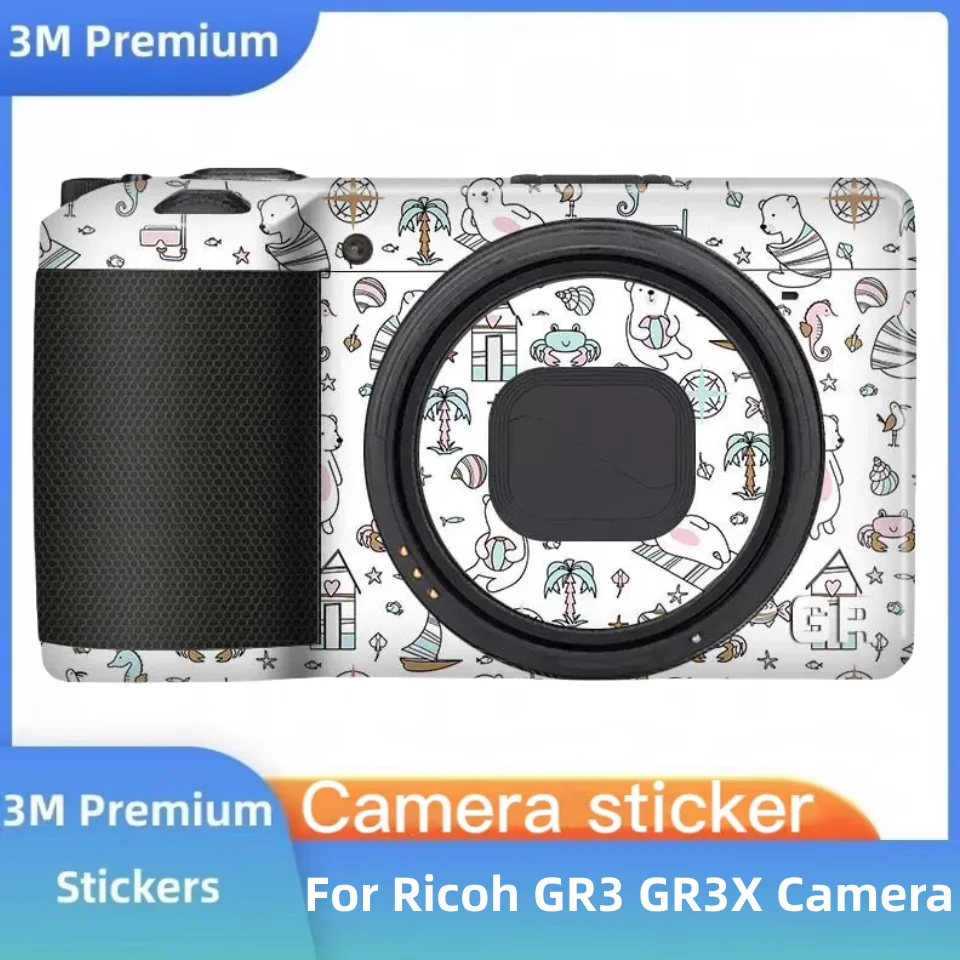 GR3 GR3X Decal Skin Vinyl Wrap Film Camera Body Protective Sticker Protector Coat For Ricoh GRIII GRIIIX GR III X IIIX M3 M3X