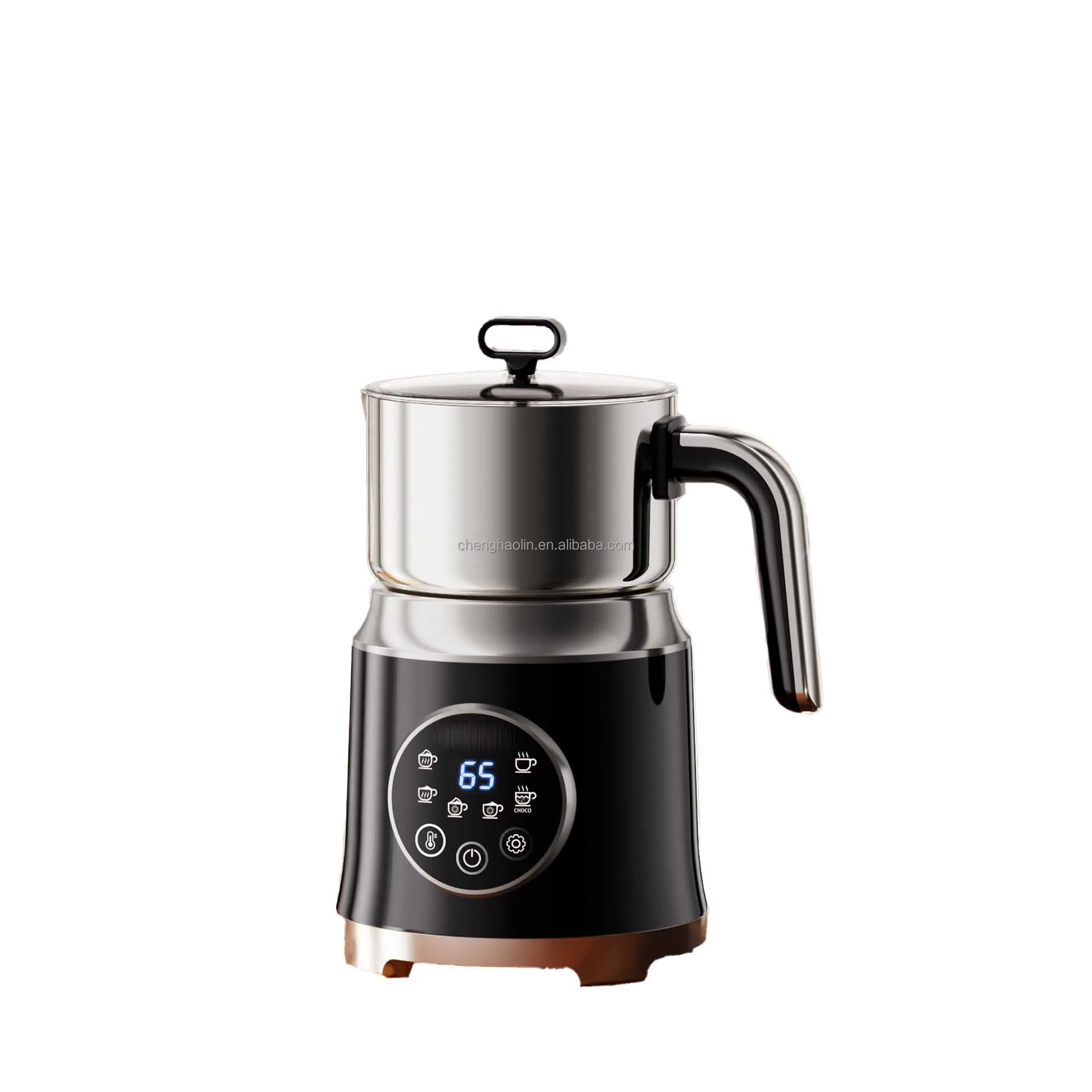 

EE1 Household Portable Automatic 1.2L Stainless Steel Detachable 6 in 1 Electric Milk Frother Electric Milk Frothing Machine