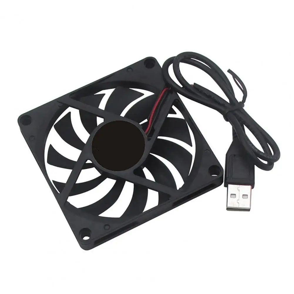 1pc Lüfter USB-Anschluss Universal 5v 8cm Router Computer gehäuse Kühlkörper PC Computer Kühler Lüfter Kühlkörper