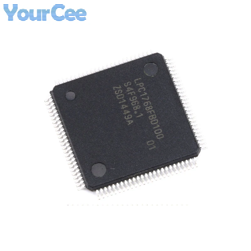 5Pcs/1Pc LPC1768FBD100,551 LPC1768FBD100 LPC1768 LQFP-100 ARM Cortex-M3 32-bit Microcontroller MCU Chip