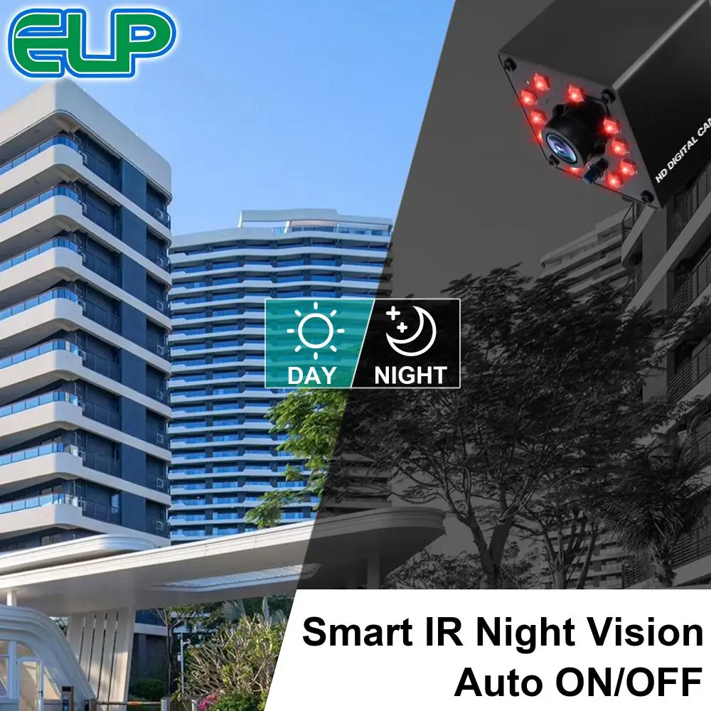 SVPRO 1080P 30fps Day & Night Vision USB Camera with IR-Cut Swith Auto Day Night 10pcs LEDs Mini Webcam Camera