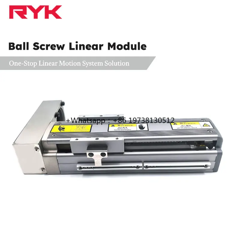 RY80 High Precision 150kg Load 1500mm Stroke Ball Screw Drive Linear Stage Single Axis Robot Linear Actuator Module