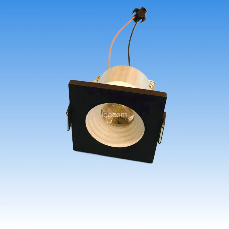 square model Cob Cabinet  12pcs  Dimmable Plafond Downlight 3W Ac85-265V Dc12V Encastré Led Spot Light L
