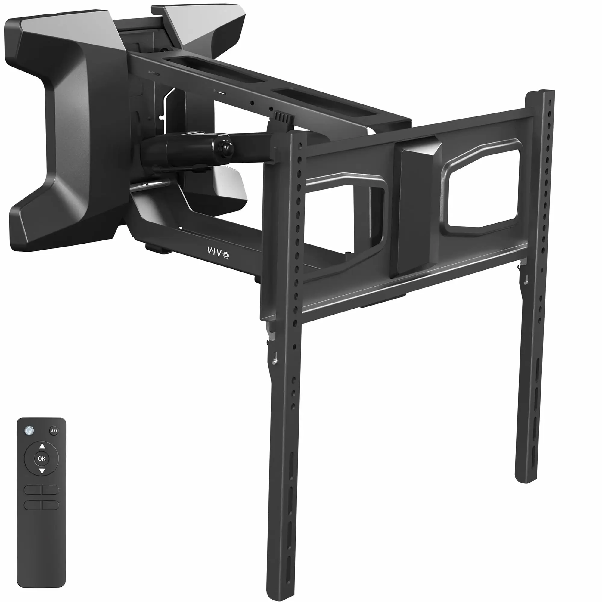 Black Motorized TV Wall Mount for 37-70 in Screens, MOUNT-E-M070R