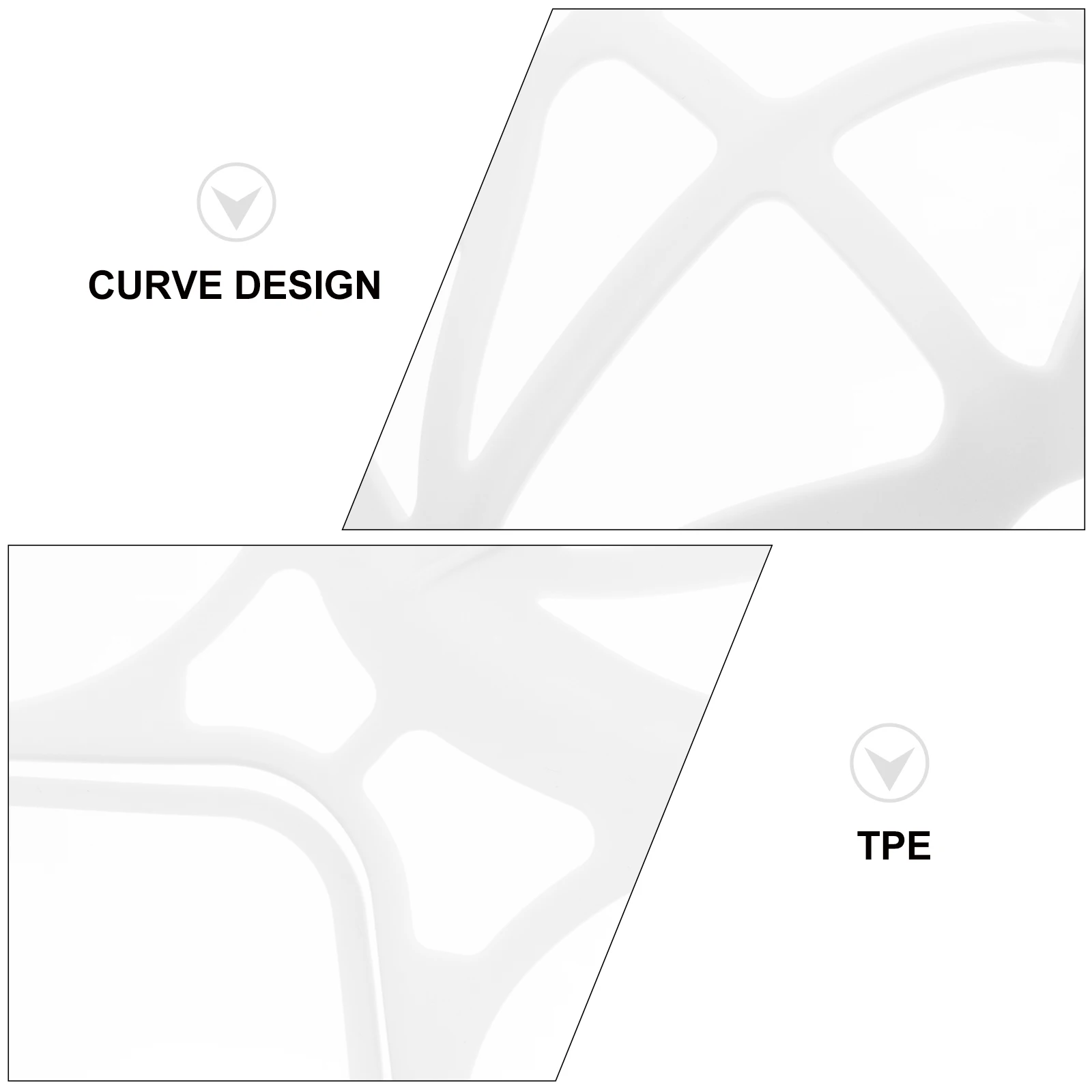 4 PCS Breathable Mask Bracket for Holder Face Accessories Masks Holding Stand Tpe Stands Lipstick Protection