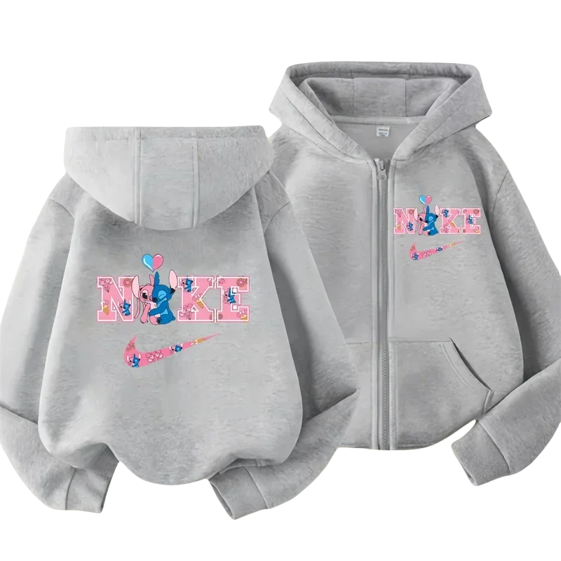 Boys Girls Later Stitch Streetwear Hoodies Children Autumn Spring Long Sleeve Hoodies Kids Hoodie Cute Stitch Print Clothing