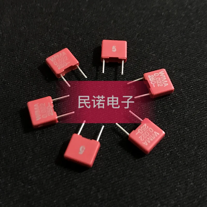

5/20/10/50pcs German WIMA Film Capacitor MKS2 250V 0.022UF 250V 223 22NF Pitch 5mm Audio passive capacitor Electronics
