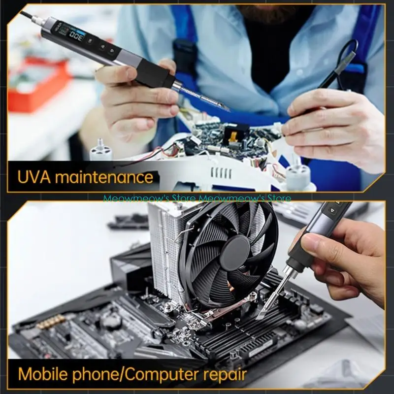 W91A Professional Printing Heat إدراج نصيحة لحامها للتثبيت السريع بدون أدوات إضافية #4