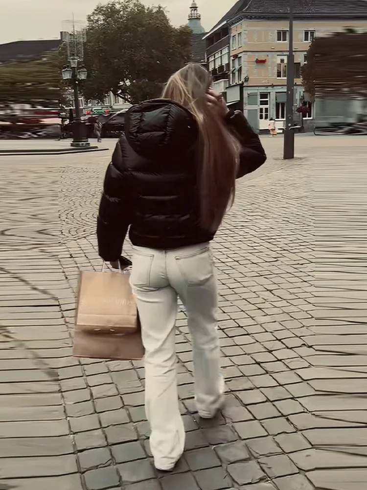 Women's Trendy Luxury Thick Warm Cotton Coat Winter Elegant Short Hooded Jacket 2026 New Casual Light Versatile Commuter Clothes