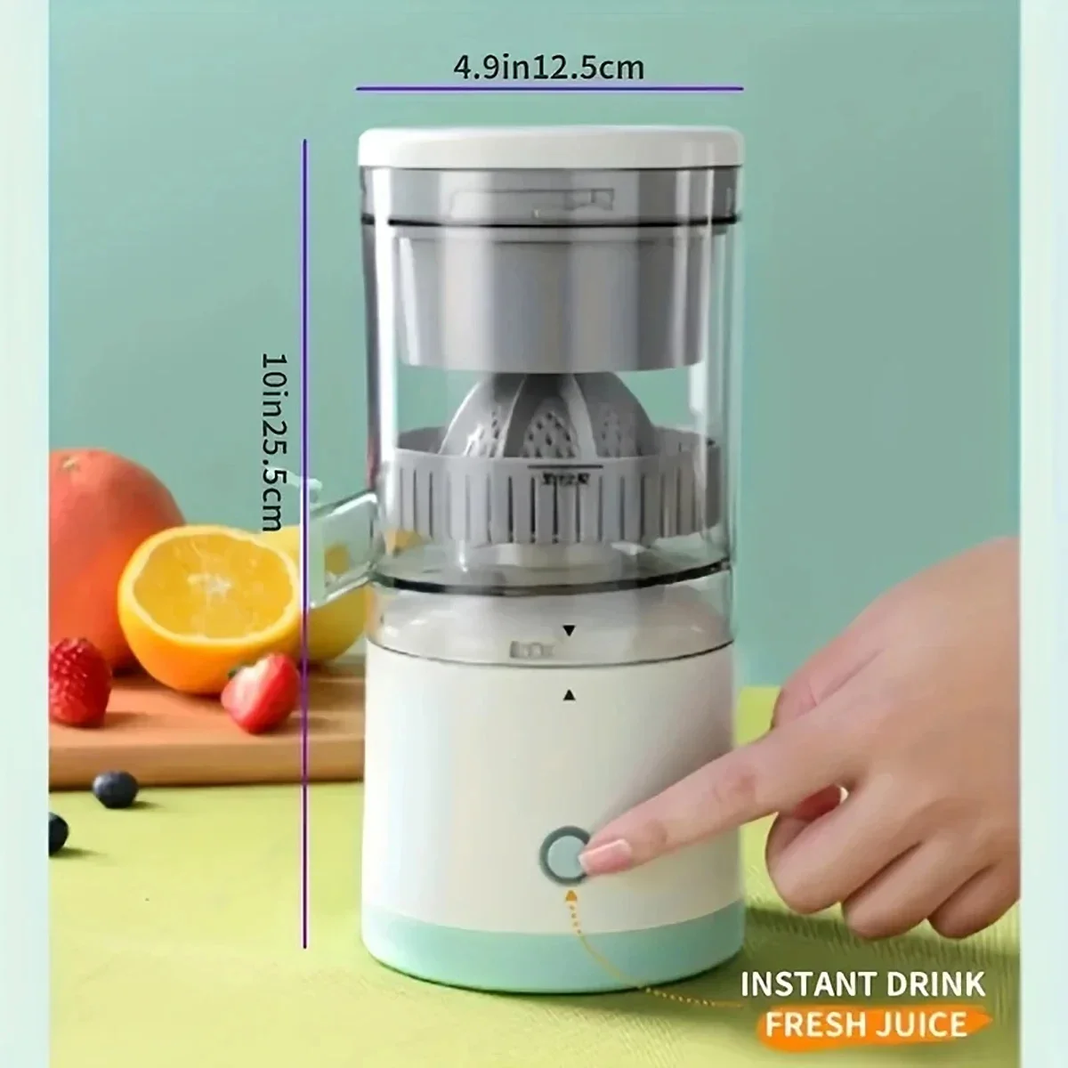 Portable Electric Juicer Wireless Orange Juicer USB Rechargeable Lemon Squeezer Electric Slow Juicers Household Kitchen Tools