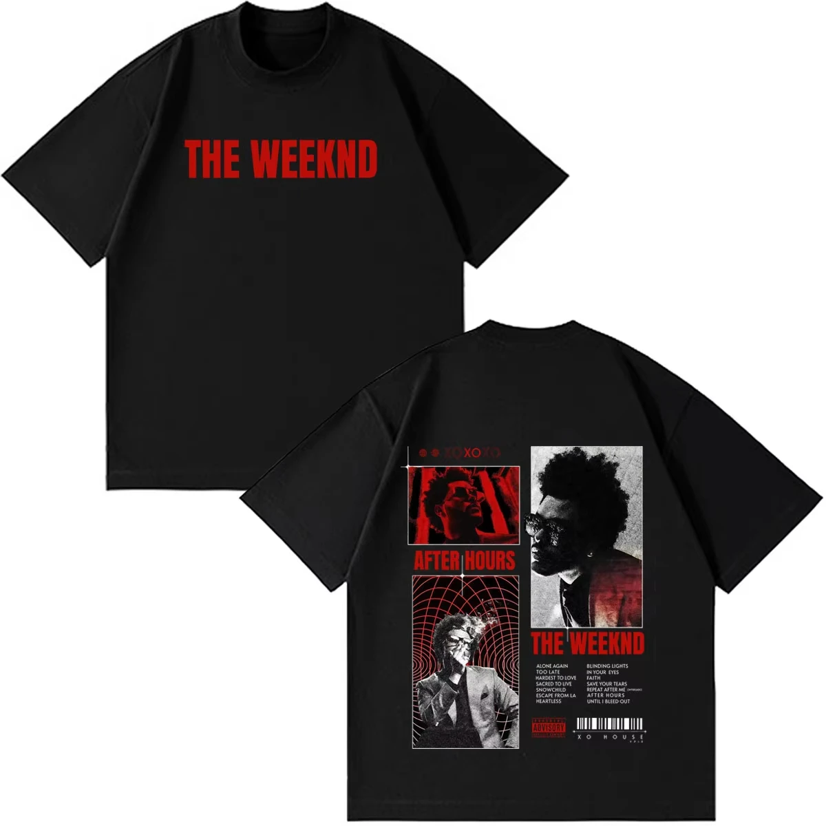 Hot Sale THE WEEKND After Hours Til Dawn Album Tour 2026 Print T-shirt Y2K Man Woman T-shirt Gothic Cotton Oversized T-shirts