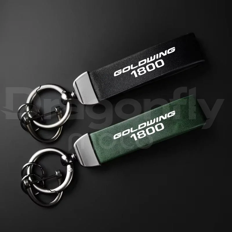 

For Honda Goldwing 1800 GL1800 F6B 2002-2017 High-Grade leather Motorcycle Keychain Holder Keyring Accessories