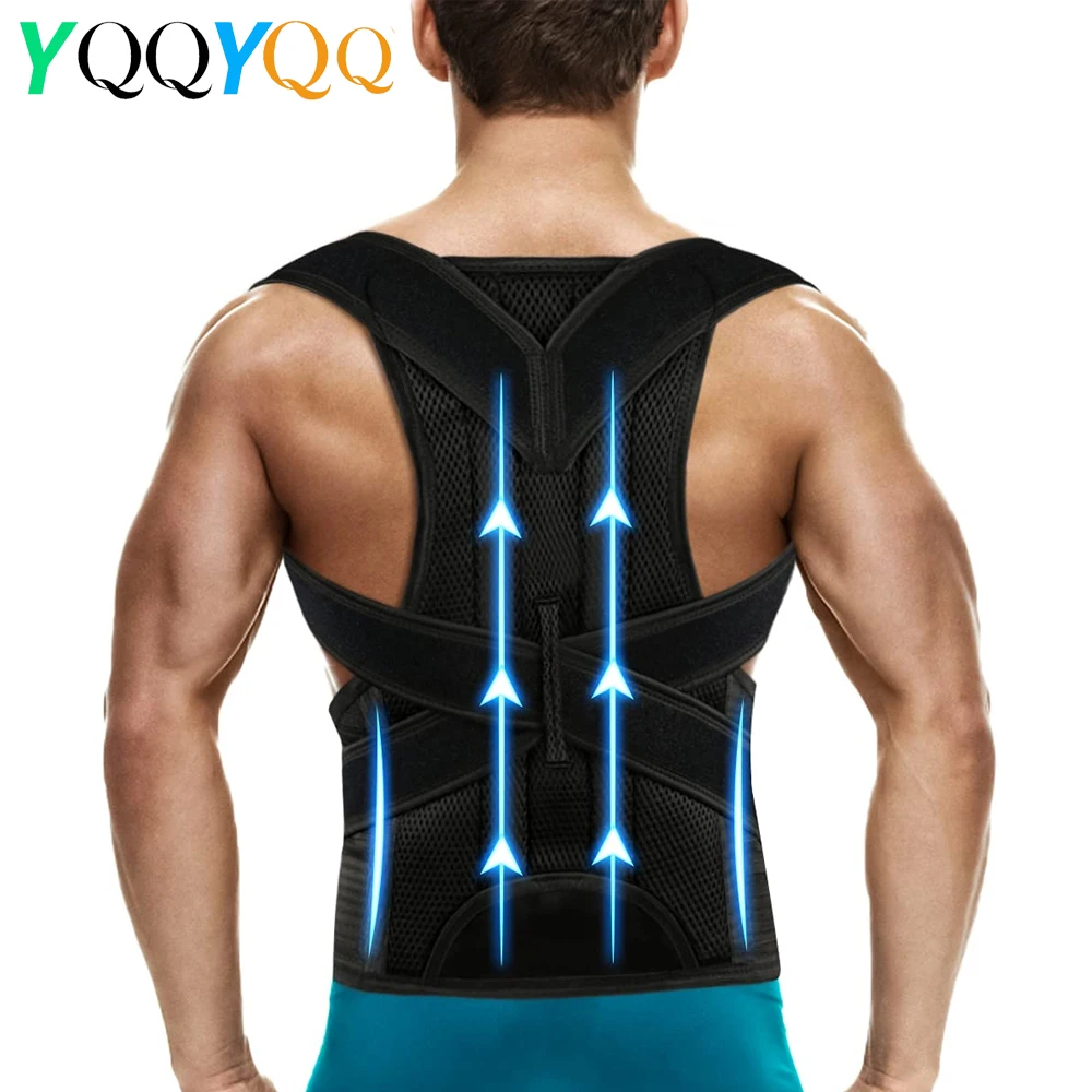 

Back Brace Posture Corrector for Women & Men,Back Straightener, Scoliosis and Hunchback Correction,Adjustable Posture Trainer