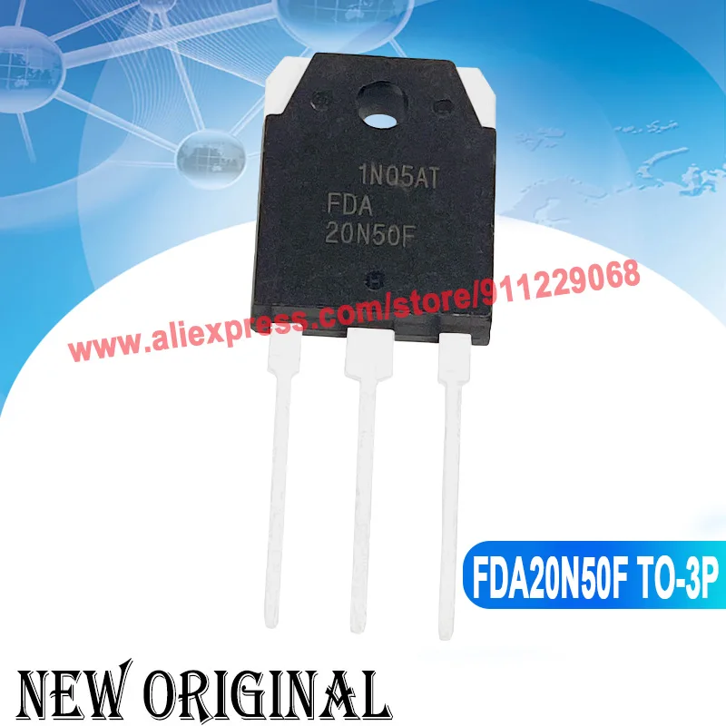 (5 Pieces) FDA20N50F TO-3P 20A 500V MOS / FDA59N30 300V 59A / FDA032N08 75V 235A / FDA75N28 280V 75A TO-3P