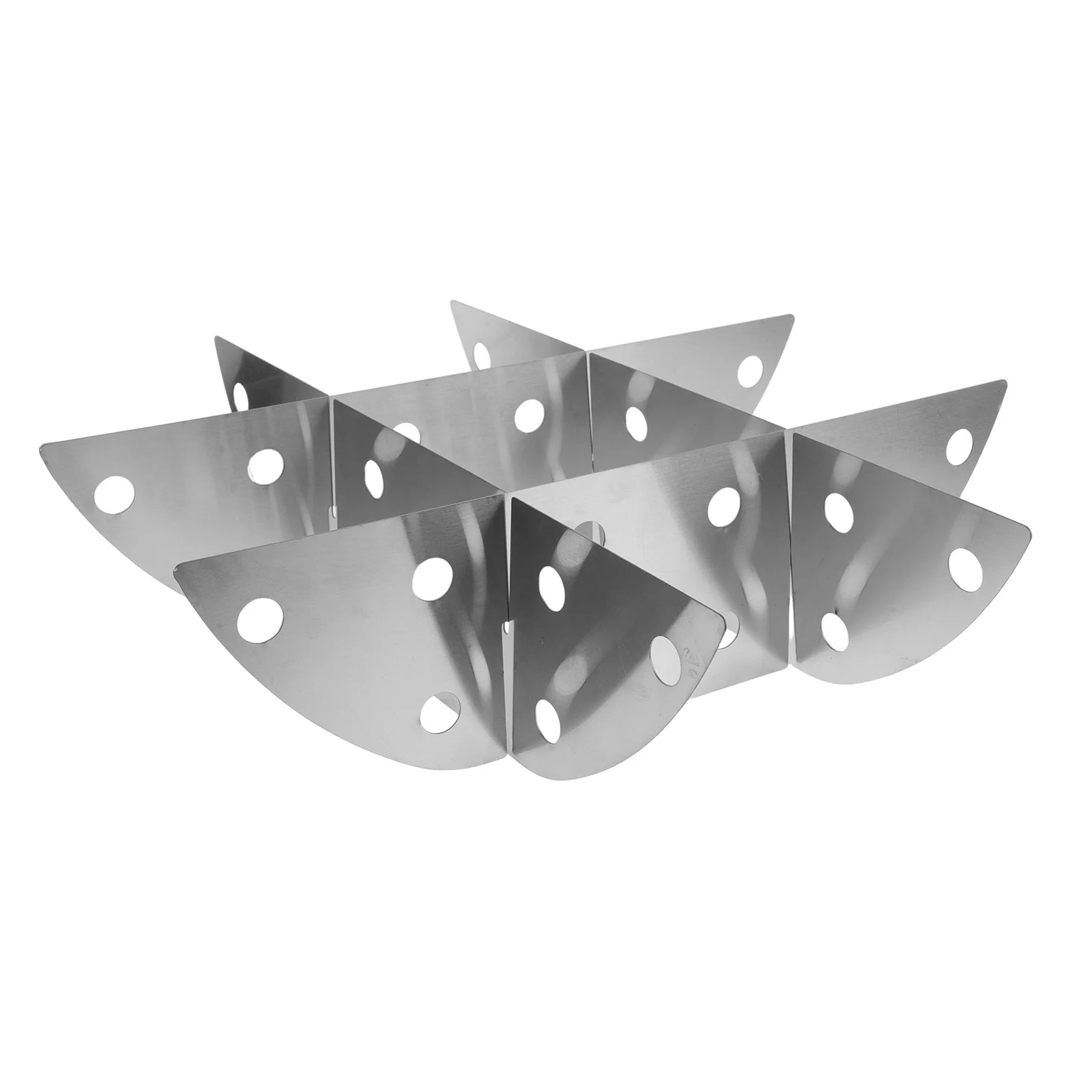 

Hot Pot Stainless Steel Divider 9-Grid Grid Design Metal Multi Flavor Separator for Party Family Gatherings Home and Restaurant