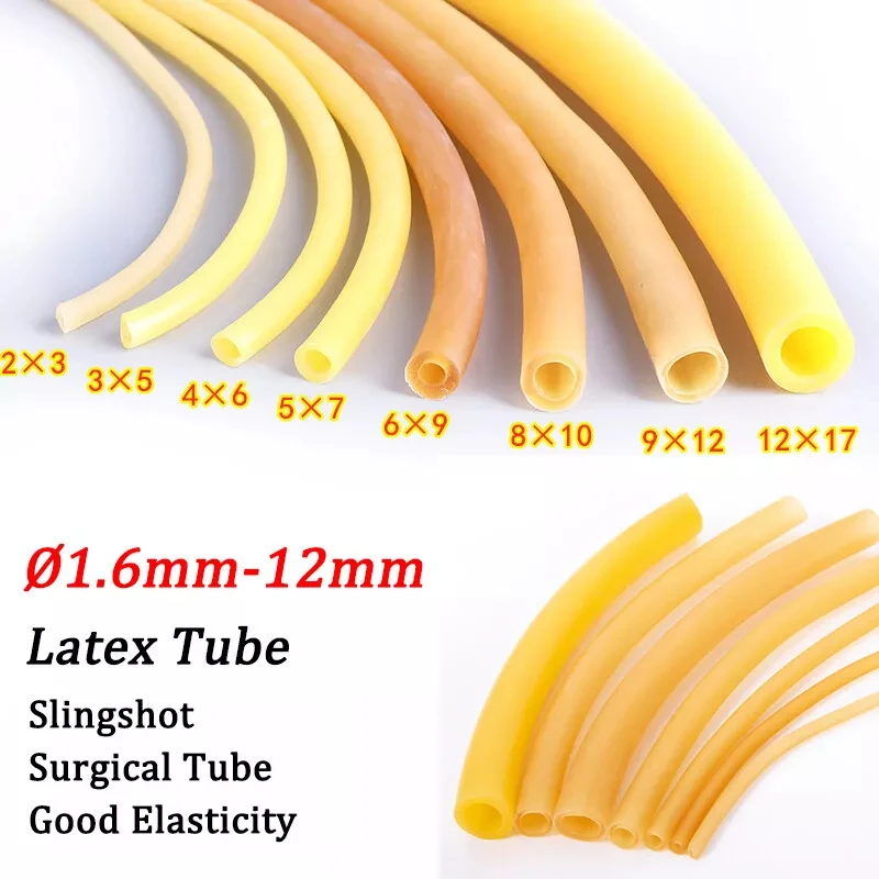 

От Ø1,6 мм до 12 мм, желтая трубка из натурального латекса, хирургическая трубка, лента для хирургической высокоэластичности, все размеры