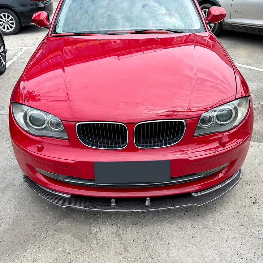 Front Bumper Lip Spoiler For BMW 1 Series E81 E82 E87 E88 LCI 2008-2011 Front Bumper Protector Lower Blade Splitter view 4