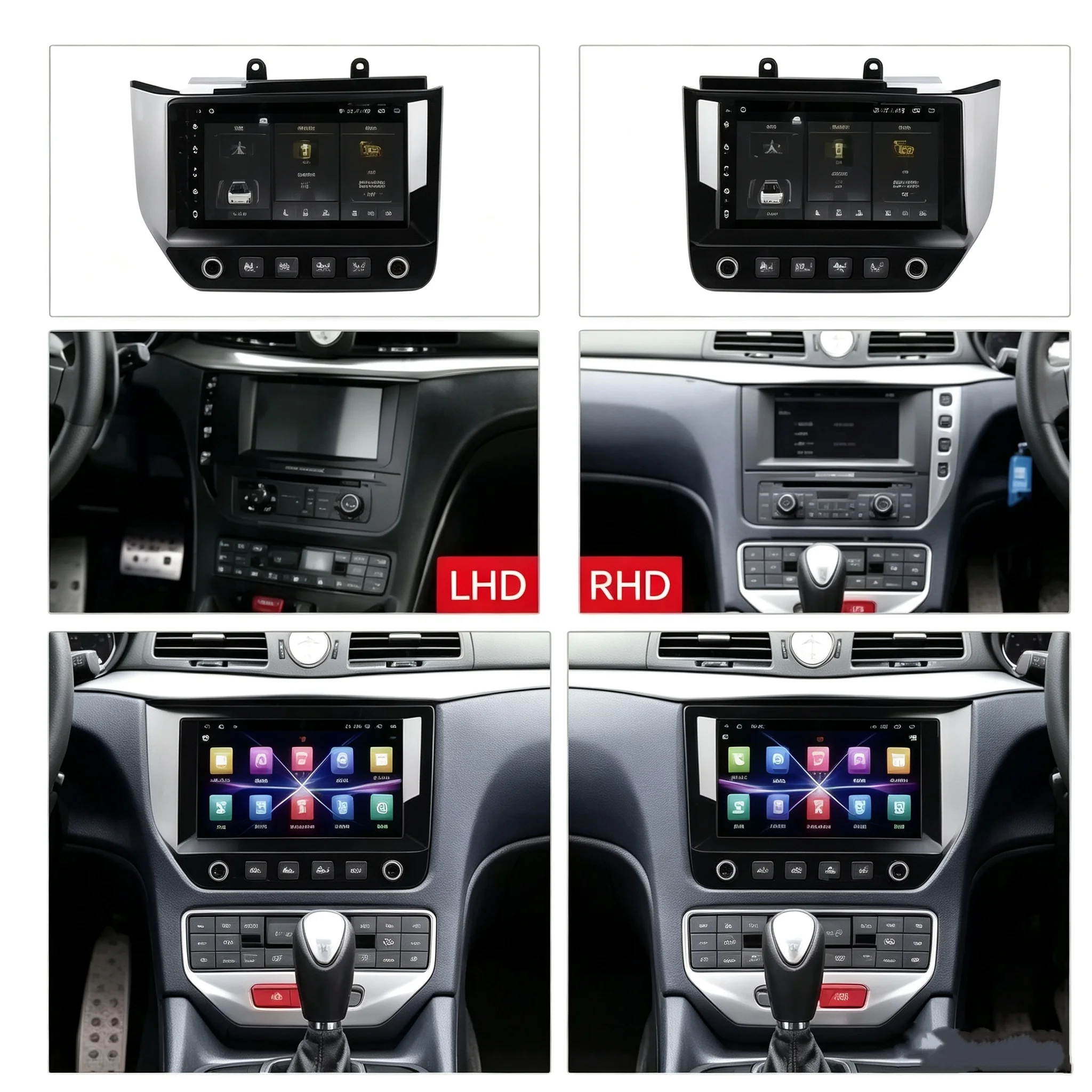 9inch For Maserati GranTurismo GT 2007-2015 Android13 Wireless CarPlay GPS Navigation WiFi 4G Stereo Multimedia Player Car Radio