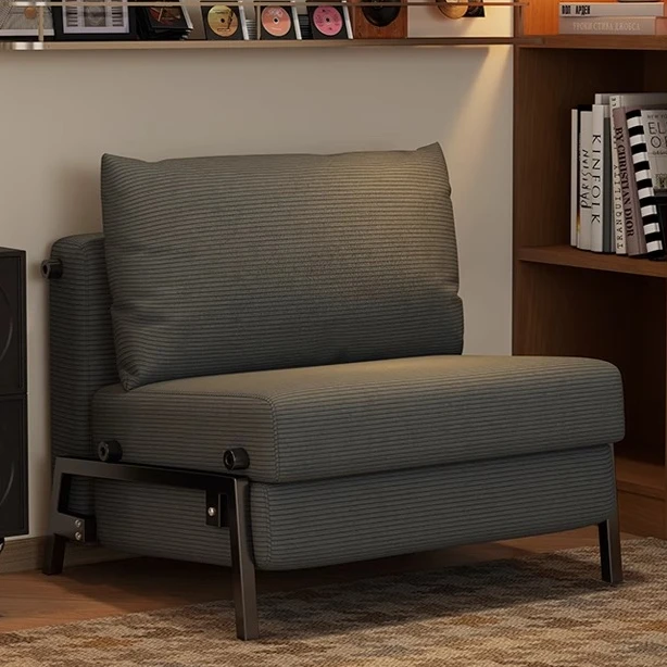 2025 New Model Foldable Dual Purpose Single-Person Space Saving Small Apartment Extendable Bed Balcony Extendable Sofa