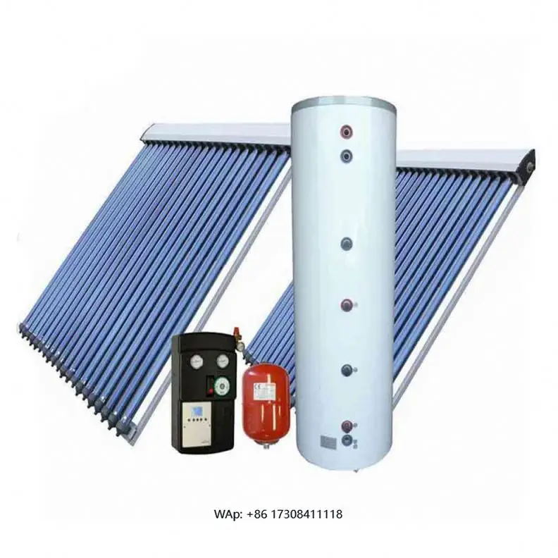 Split Hot Water Storage Tank Solar Vacuum Tube Water Heater with Magnesium Anode Rod