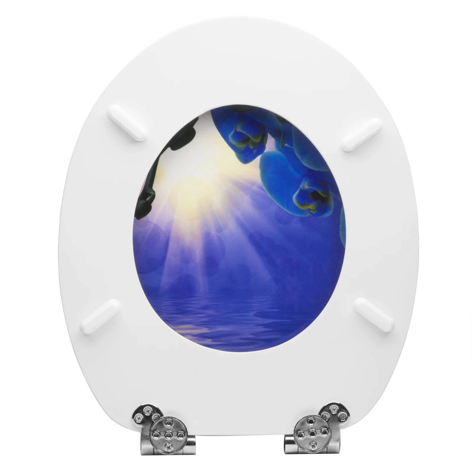 WOLTU 1 Stück universeller Toilettensitzdeckel mit Soft-Close-Funktion für Badezimmer, verdickter, antibakterieller Ersatz für Badezimmer-Ausstattung – Detail 29