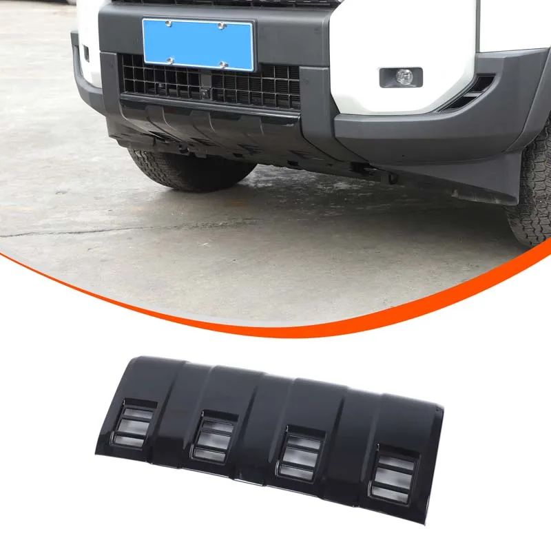 

For Toyota Prado LC250 2024 2025+ Car Front Bumper Lower Guard (VX version not applicable)ABS Black Car Modification Accessories