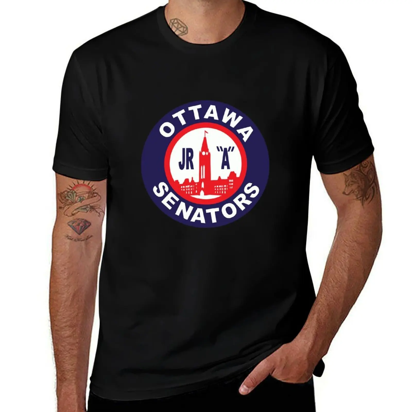 

Ottawa Jr. Senators T-Shirt man t shirt luxury t shirts for man graphic vintage t shirts for man pack cotton T-Shirt