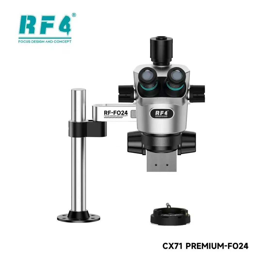 RF4 CX71P 6.5-65 Trinocular Stereo Microscope 4K Camera For Phone