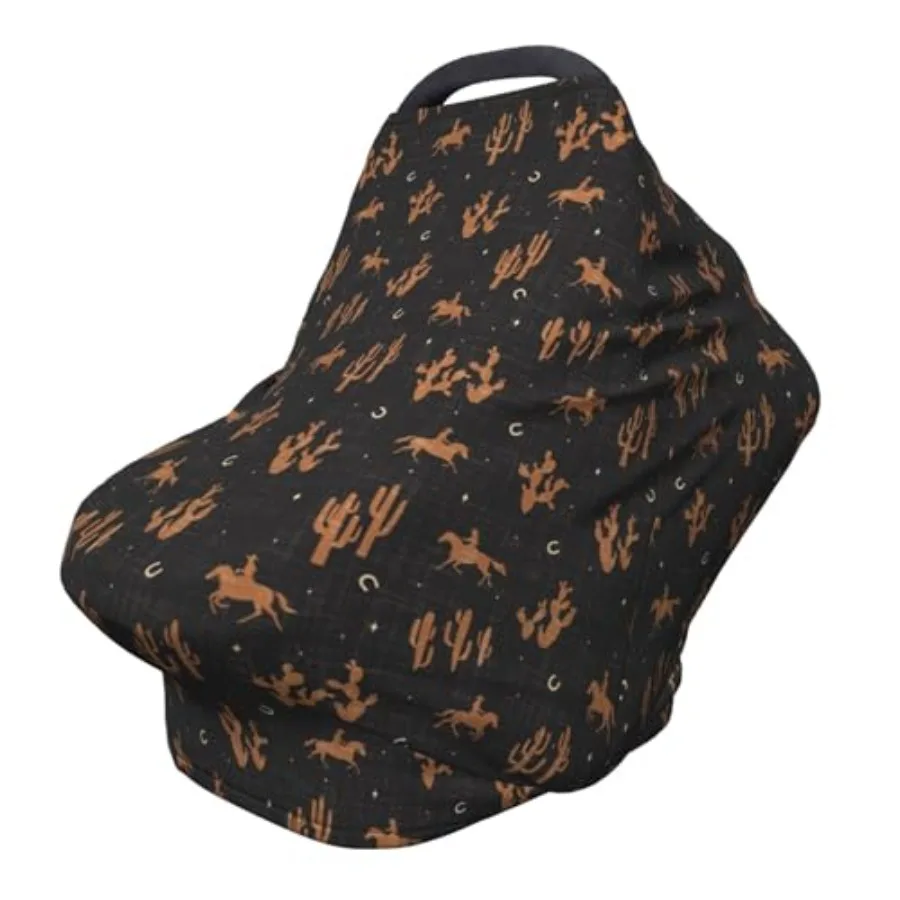 

Car Seat Canopy, Baby Breastfeeding Cover, Multi Use Baby Stroller and Carseat Cover, Boys and Girls Shower Gifts