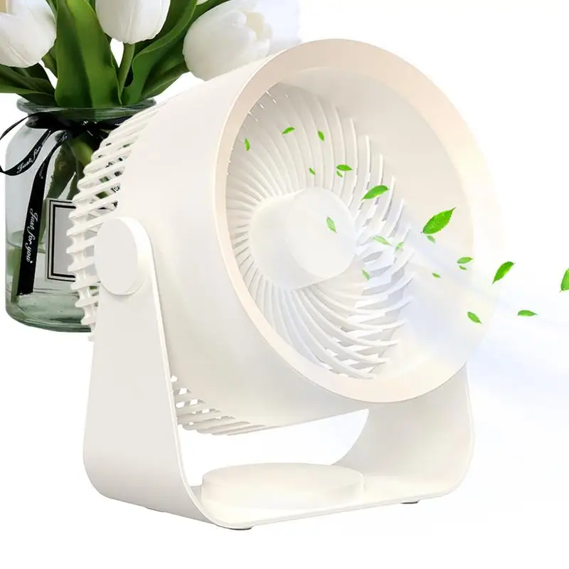 USB Fan For Desk Comfortable Cooling Adjustable Quiet Portable Desk Fans Convenient Versatile Silent Desk Top Fan Small Fan For