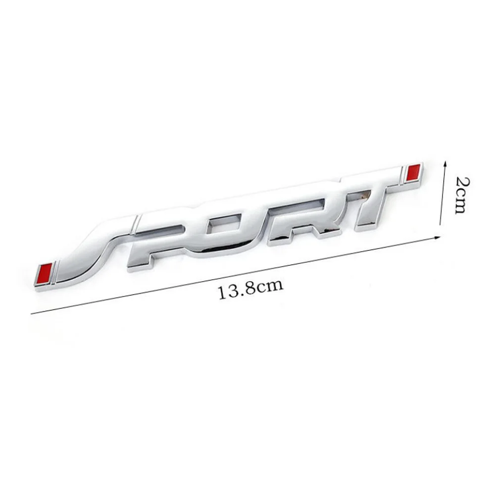 1x Mode Sport Emblem Abzeichen Auto Stamm Kotflügel Aufkleber Auto Auto Aufkleber Decor