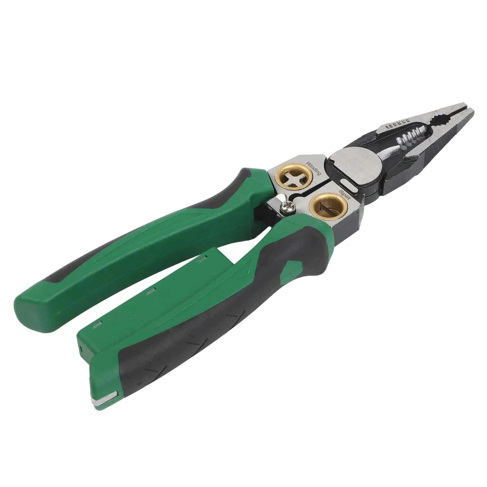 8 In 1 Electrician Wire Stripper Pliers With Built In Voltage Tester Ergonomic Handle For Cable Cutting Crimping DIY Repair Tool