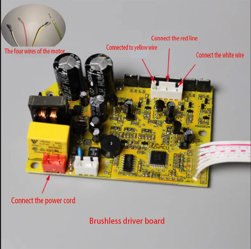 New 220V Brushless Motor Driver Motor Drive Board with Speed Control Three Phase Line