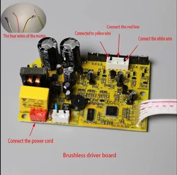 Nuova scheda di azionamento del motore del Driver del motore senza spazzole da 220V con linea trifase di controllo della velocità