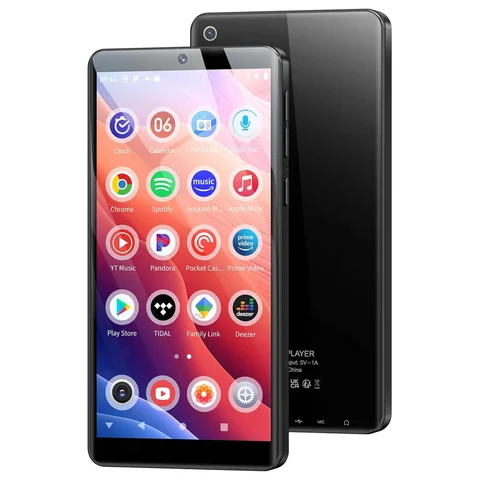 Oilsky 128GB MP3 Player with Bluetooth and WiFi, Android 13.0, 5.5" HD Touchscreen, 13MP Camera, Preloaded Spotify, Pandora