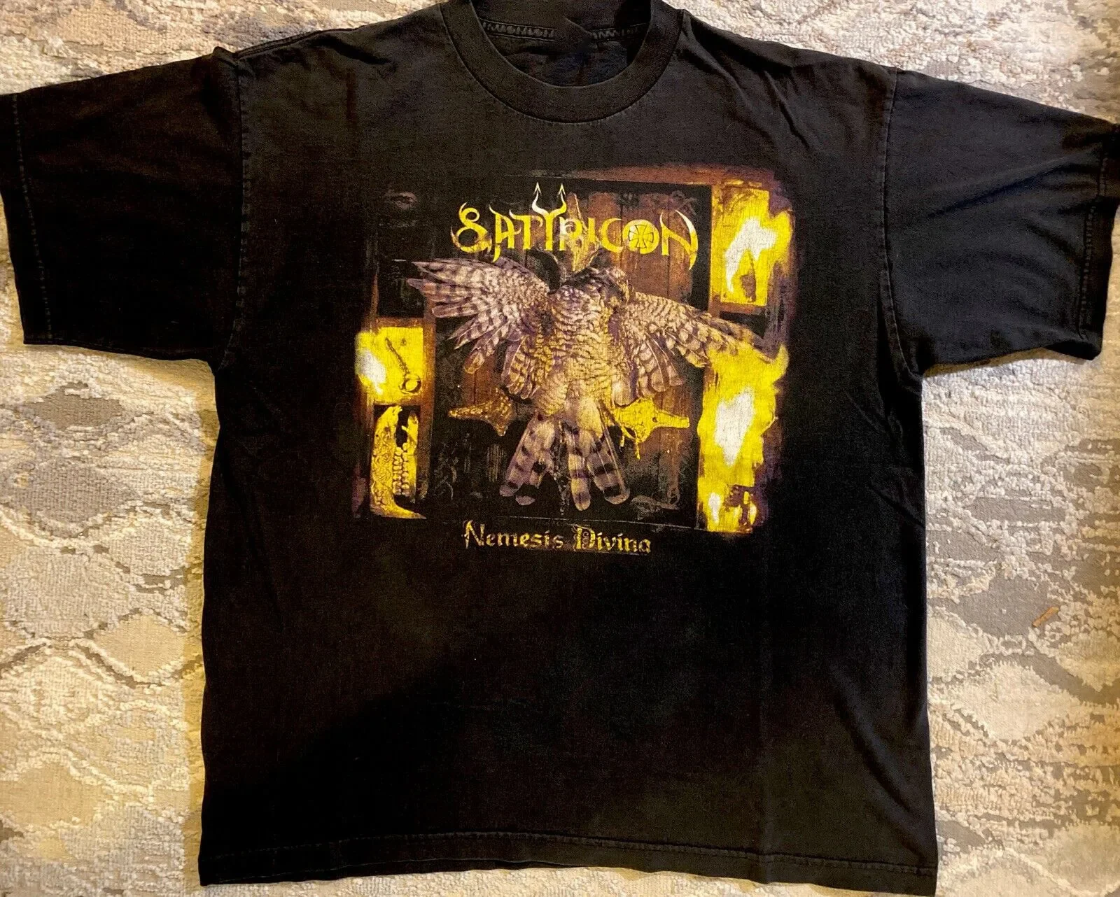 Satyricon Band Nemesis Divina T-Shirt für Männer und Frauen, Baumwollshirt TS047
