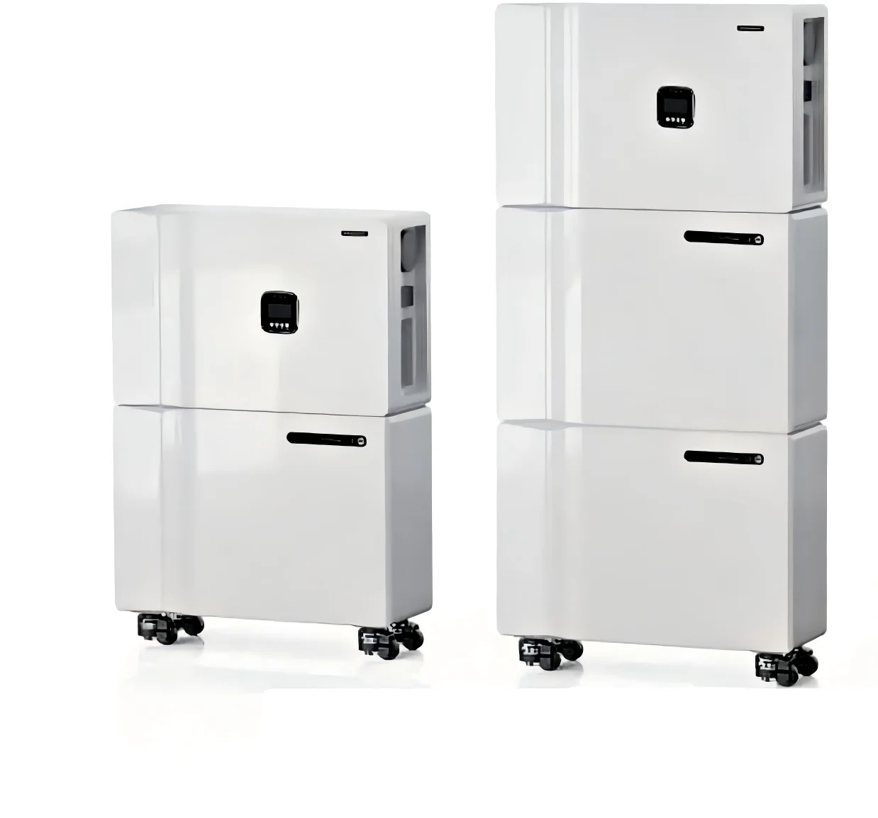 Home Energy Storage System 15kWh 30kWh Stackable Solar Battery PV Storage Charging Built-in 11kW Inverter EV Charger Type 2