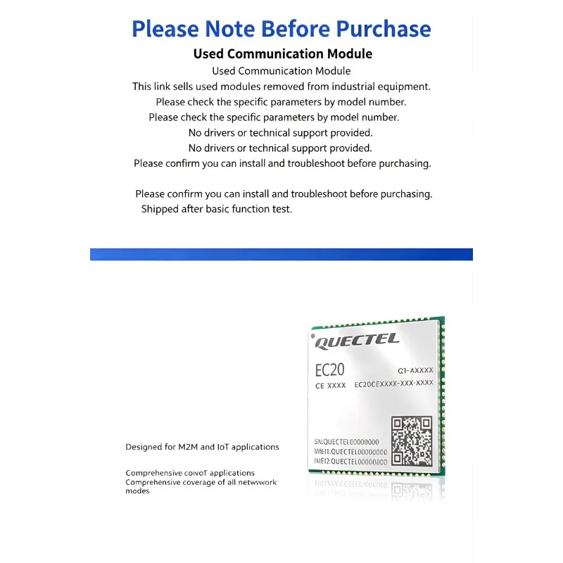 EC20CE IoT 4G Full Netcom CAT4 Wireless Communication Module MINIPCIE Network Positioning HCLG