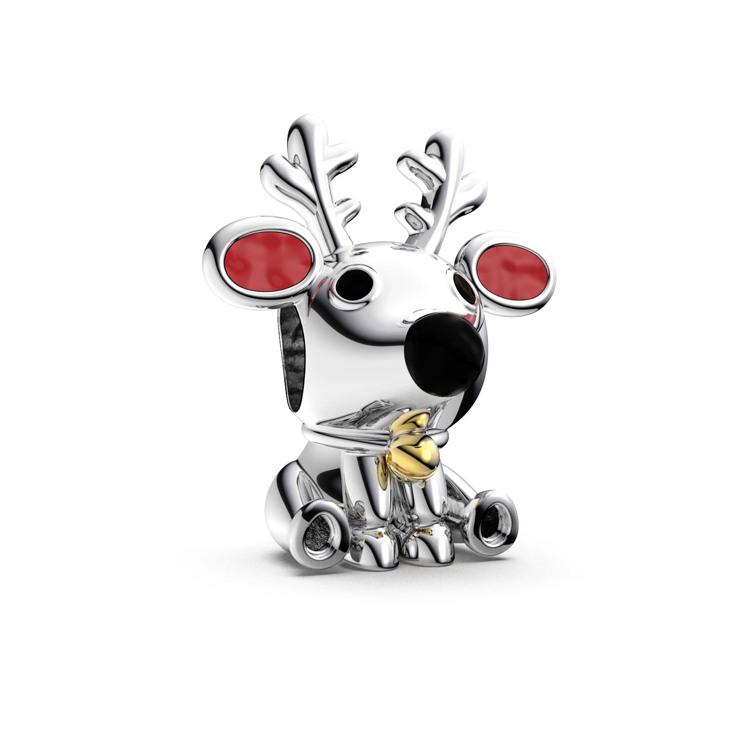 Manyilus S925 Silber Weihnachts-Charm-Set für Original-Armbänder Festliche Weihnachts-Schmuckanhänger-Kollektion Geschenk – Detail 5